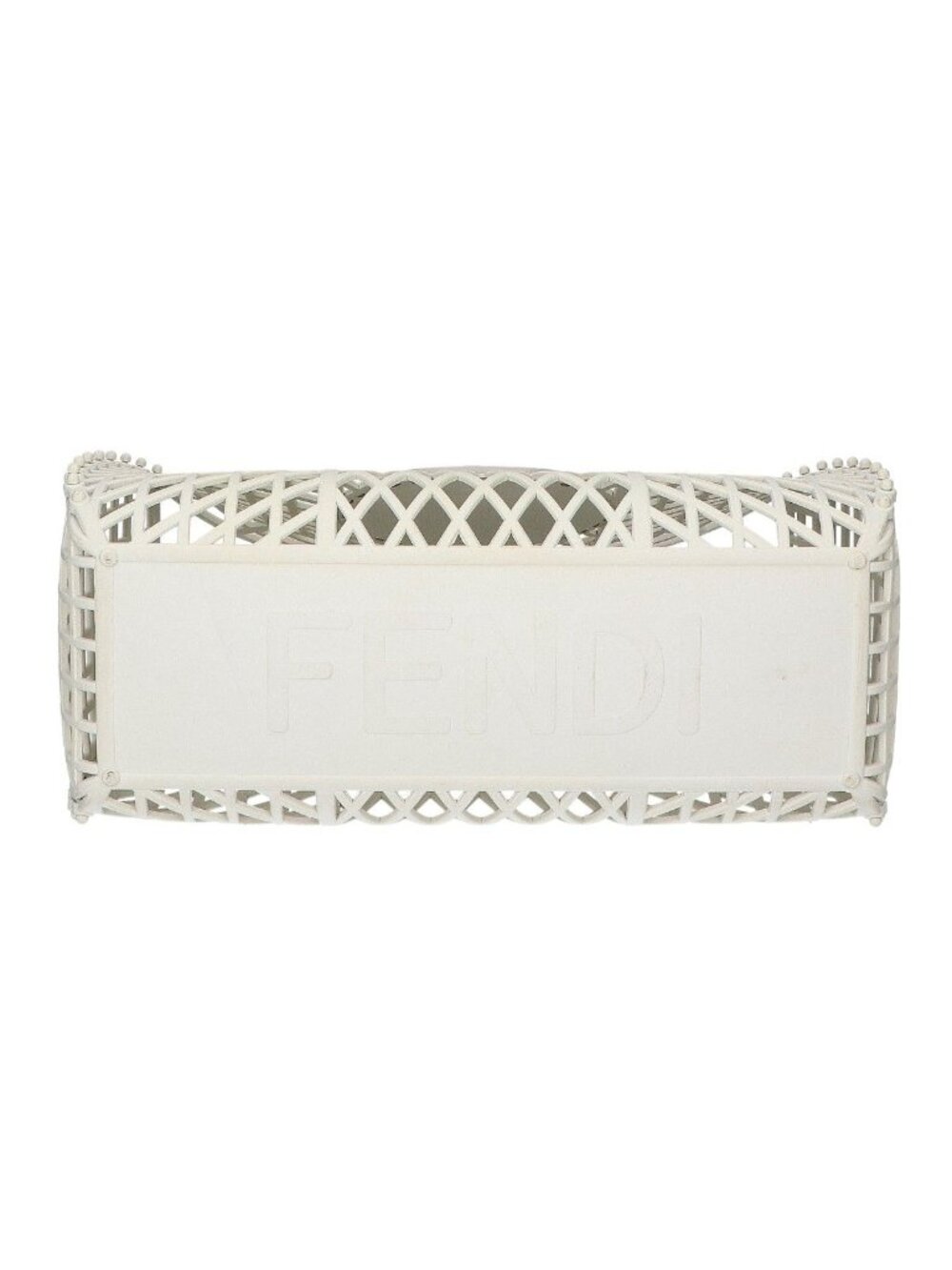 Fendi Basket Bag Handbag White - Picture 5 of 7